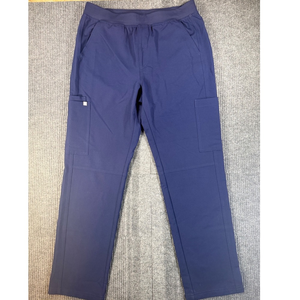 Figs Axim Cargo Scrub Pants Navy Blue Mens Large Tall NWT Technical Collection
